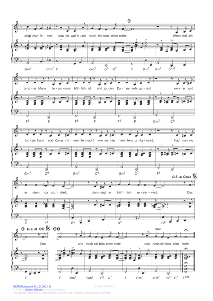 Das hab ich in Paris gelernt Voice scores gallery preview page 3