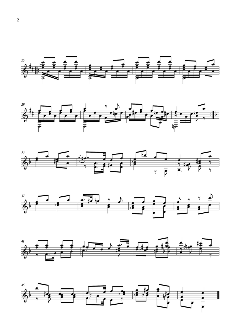 Six Divertimenti - Opus 02 Acoustic Guitar scores gallery preview page 5
