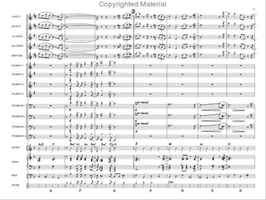 Pedal to the Metal Jazz Ensemble scores gallery preview page 4