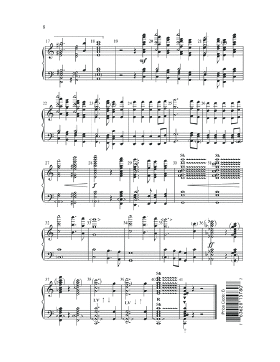 Joy to the World (A Christmas Introit) 4-Part scores gallery preview page 8
