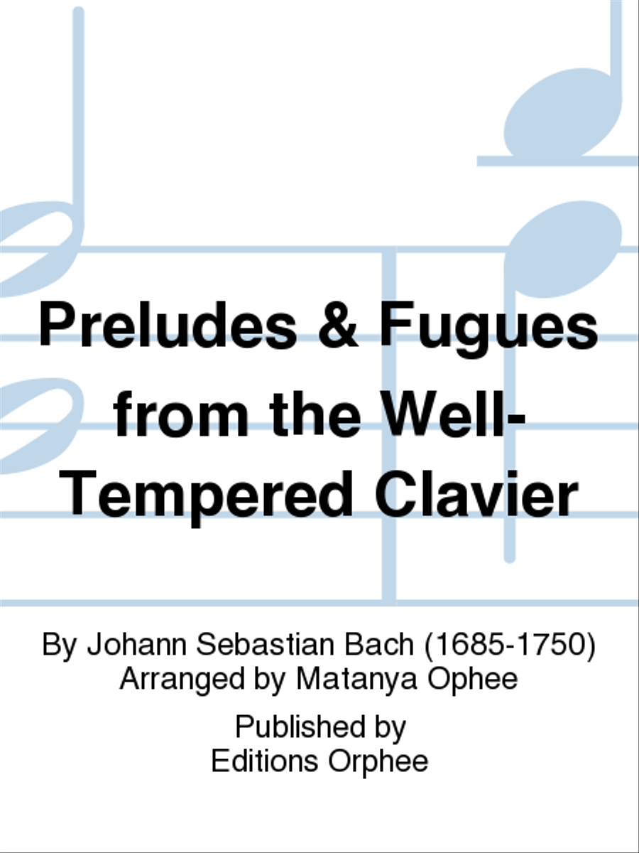 Preludes & Fugues from the Well-Tempered Clavier Chamber Music scores gallery preview page 1