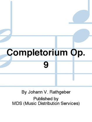 Book cover for Completorium op. 9
