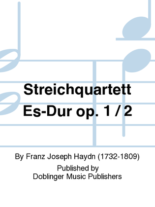 Book cover for Streichquartett Es-Dur op. 1 / 2