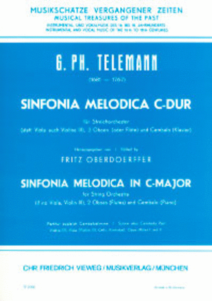 Sinfonia melodica fur Streichorchester, 2 Oboen und Cembalo
