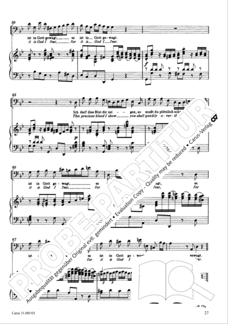 O where shall I now go (Wo soll ich fliehen hin) 4-Part scores gallery preview page 28