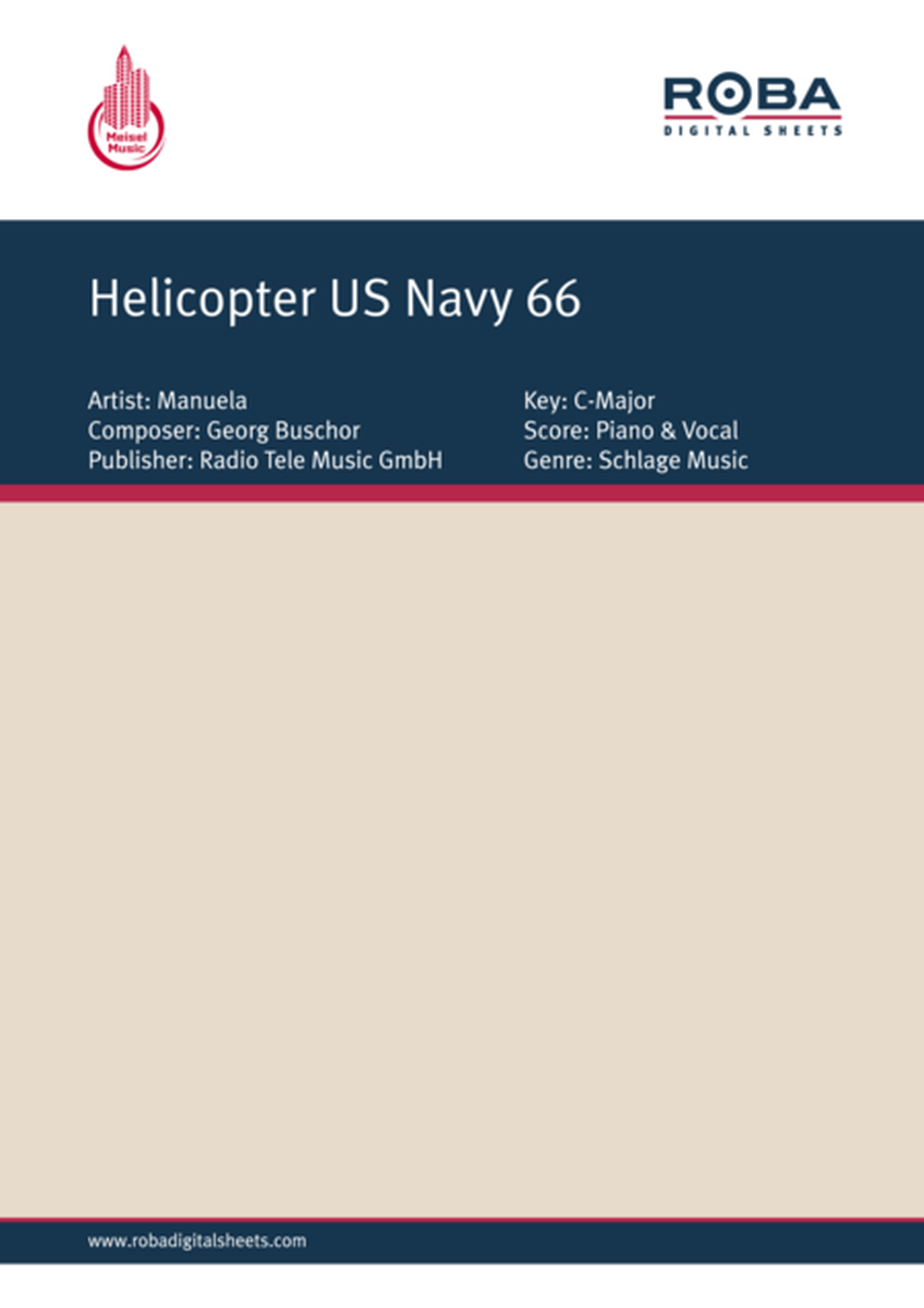 Helicopter US Navy 66