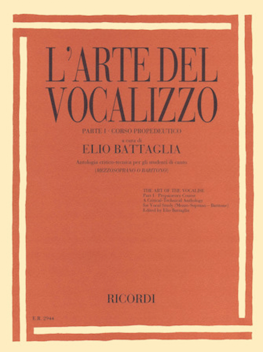 The Art of the Vocalise - Part I