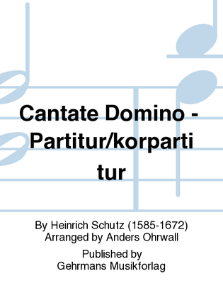 Cantate Domino - Partitur/korpartitur