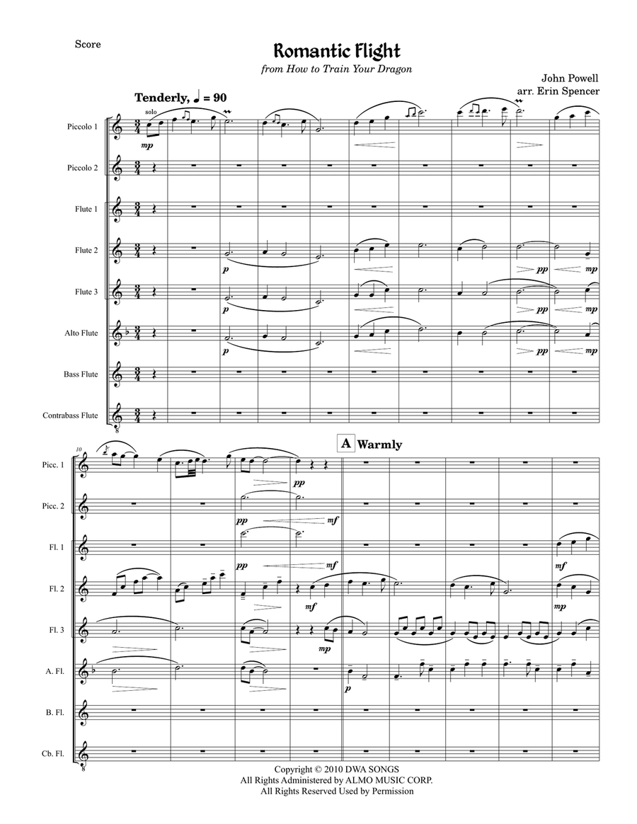 Romantic Flight Woodwind Ensemble scores gallery preview page 2