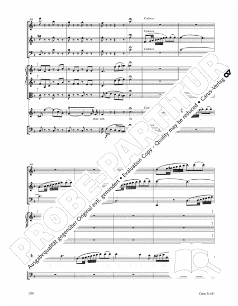 C Minor Mass, K. 427 (Missa in c KV 427) 4-Part scores gallery preview page 150