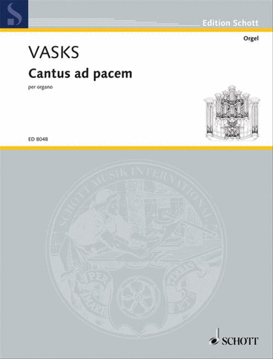 Cantus ad pacem Organ scores gallery preview page 1