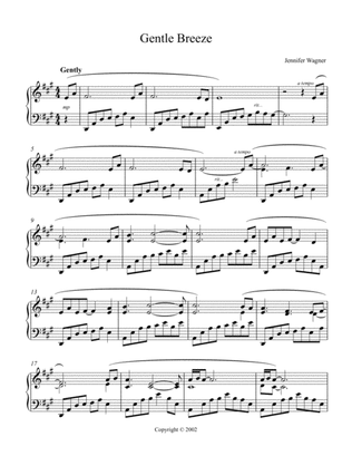 Gentle Breeze - New Age, Original Composition for Solo Piano