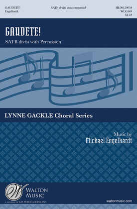 Book cover for Gaudete! - SATB (Vocal Score)