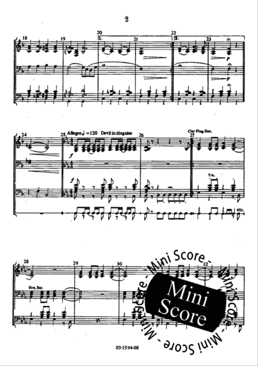 Elvis Selection No.1 Concert Band scores gallery preview page 6