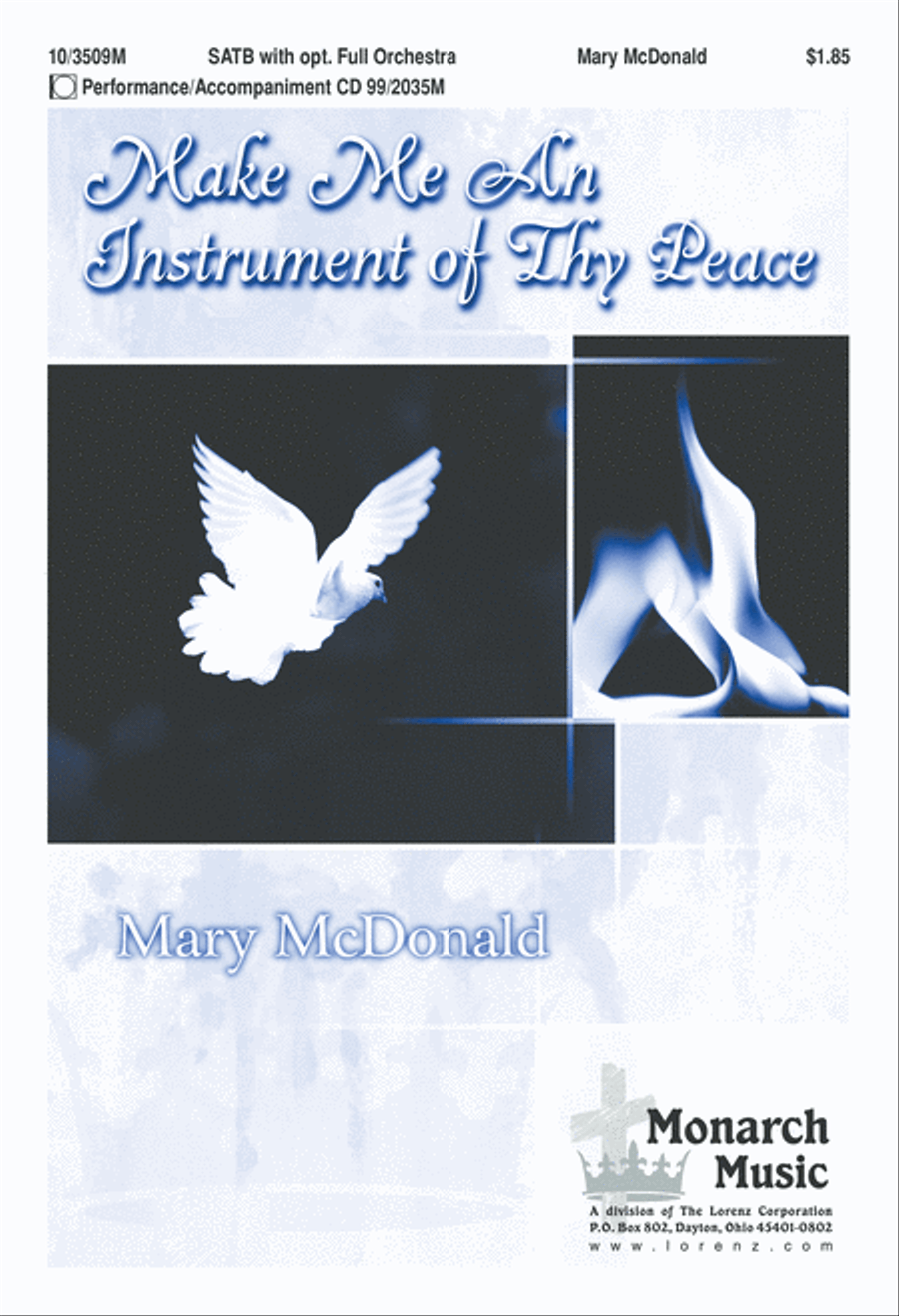 Make Me An Instrument of Thy Peace 4-Part scores gallery preview page 2
