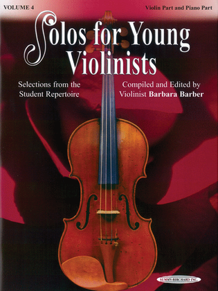 Book cover for Solos for Young Violinists, Volume 4