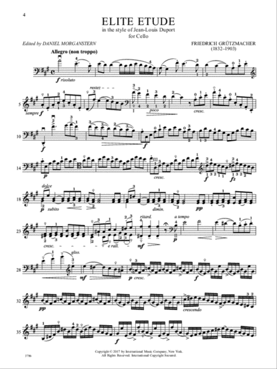 Elite Etude In The Style Of Jean-Louis Duport