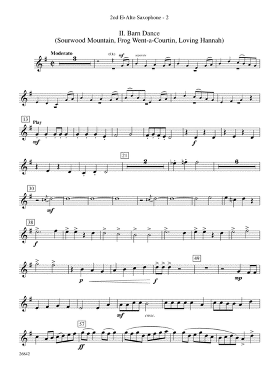Songs of Old Kentucky: 2nd E-flat Alto Saxophone