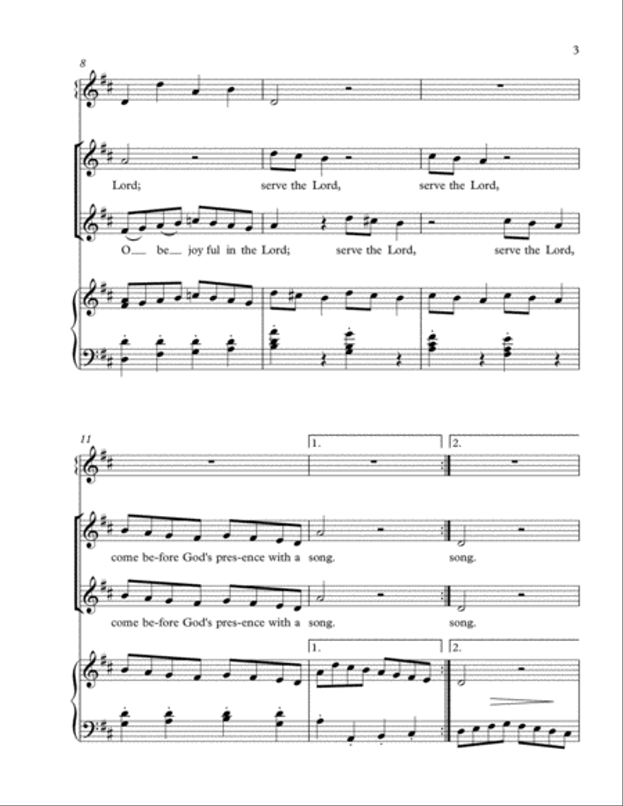 An Antiphonal Psalm An Antiphonal Psalm 2-Part scores gallery preview page 3