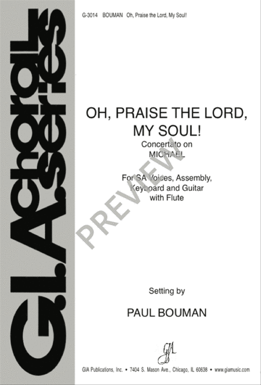 Oh, Praise the Lord, My Soul! 2-Part scores gallery preview page 2