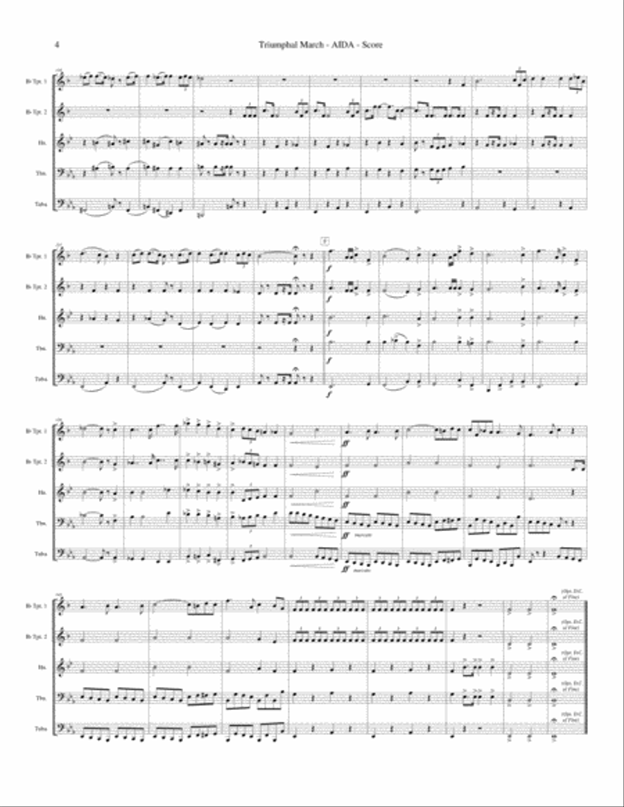 Triumphal March, from 
