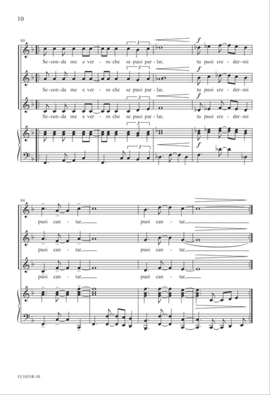 Se Puoi Parlare SSA scores gallery preview page 10