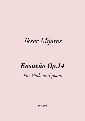 Ensueño Op.14 For Viola and Piano