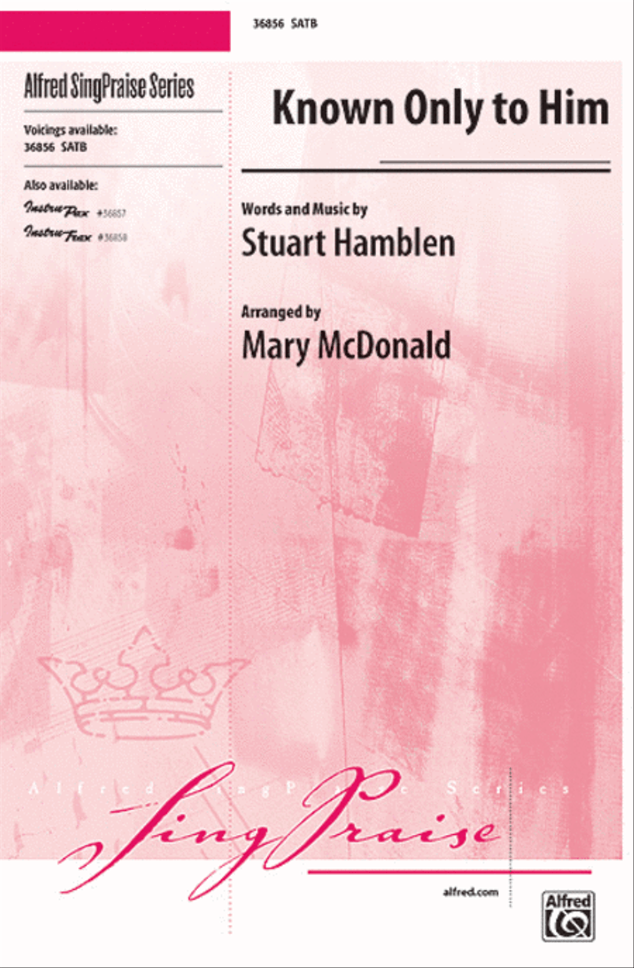 Known Only to Him 4-Part scores gallery preview page 1