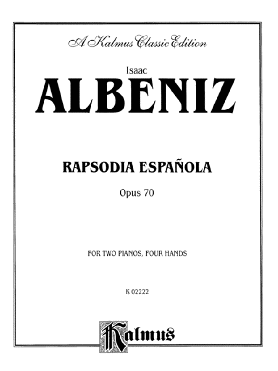 Rapsodia Espanola Op 70 Small Ensemble scores gallery preview page 2