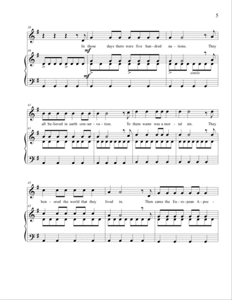 500 NATIONS Voice scores gallery preview page 5