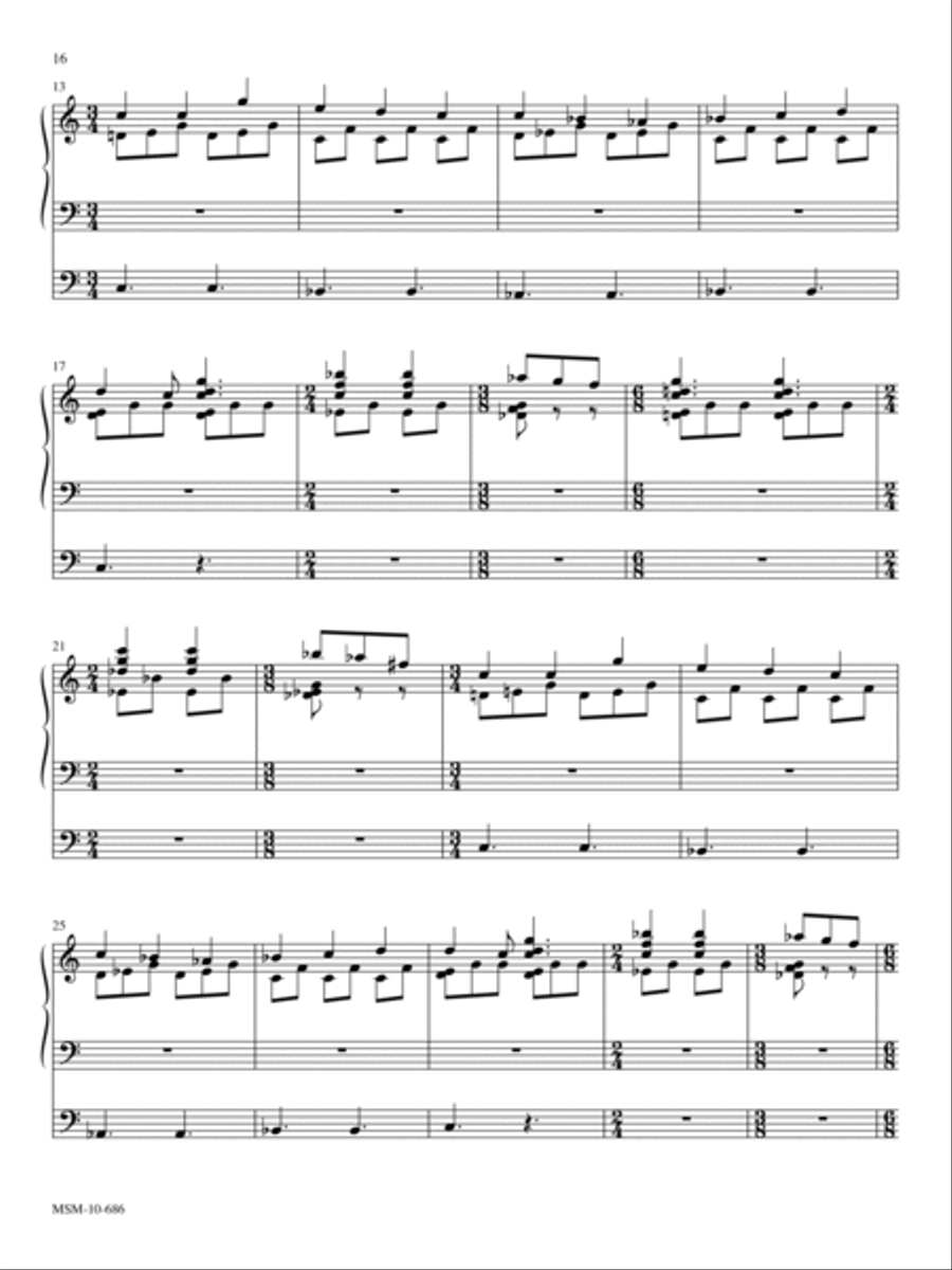 Praise to the Lord, the Almighty Organ scores gallery preview page 2