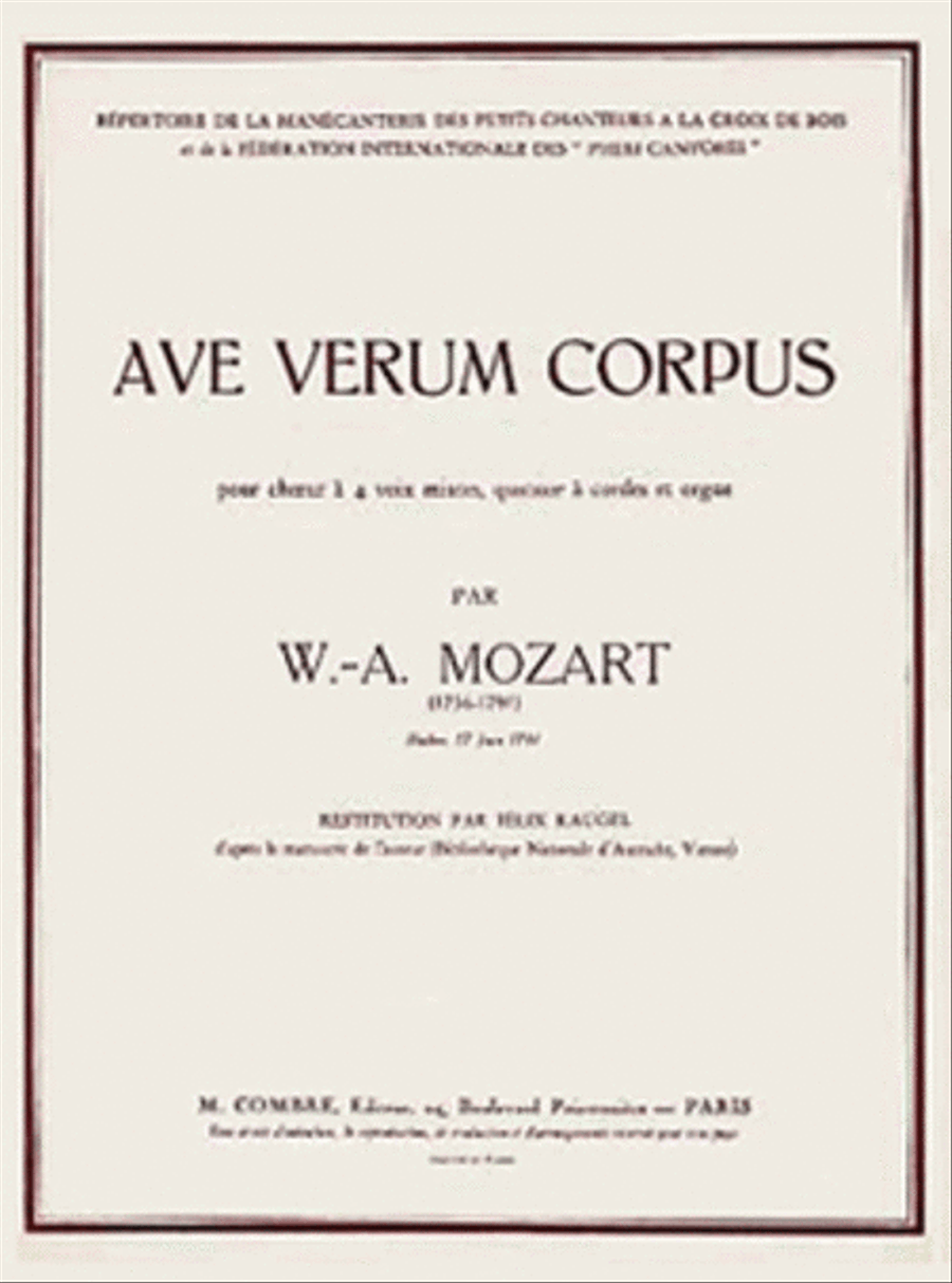 Ave Verum Corpus