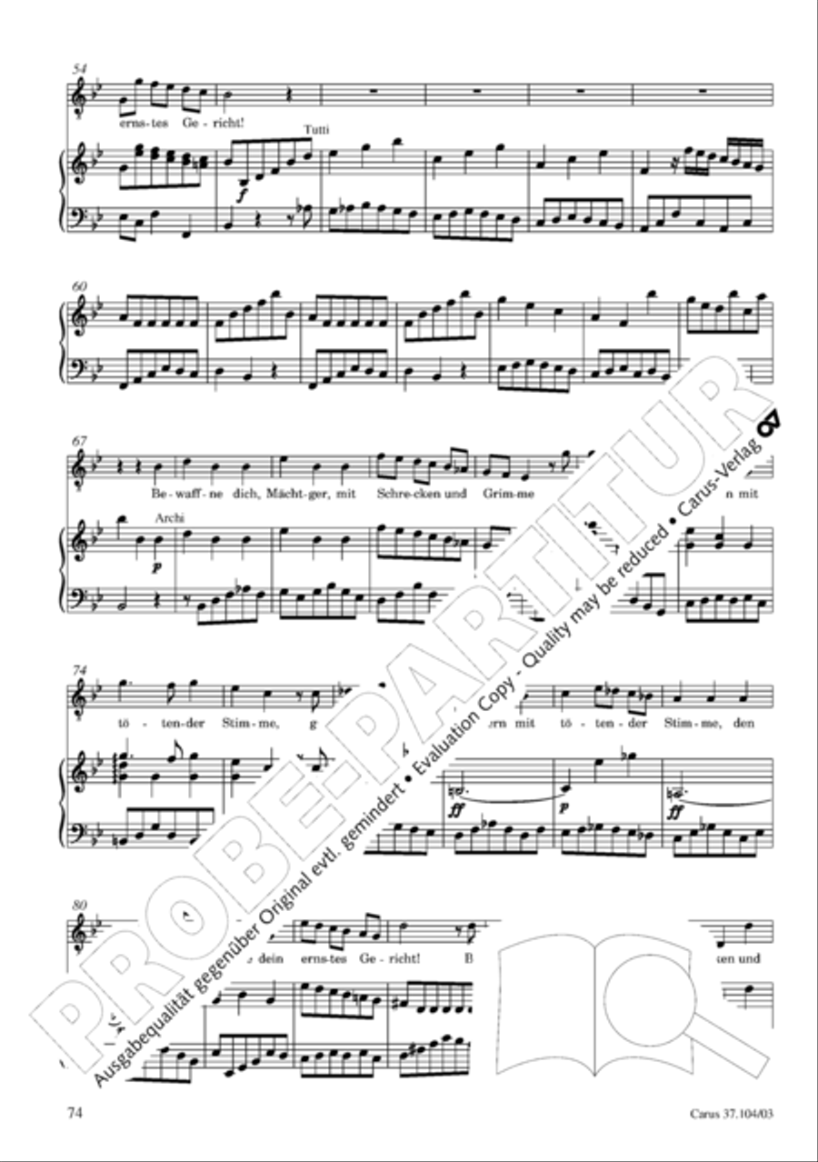 Ein Lammlein geht und tragt die Schuld 4-Part scores gallery preview page 75