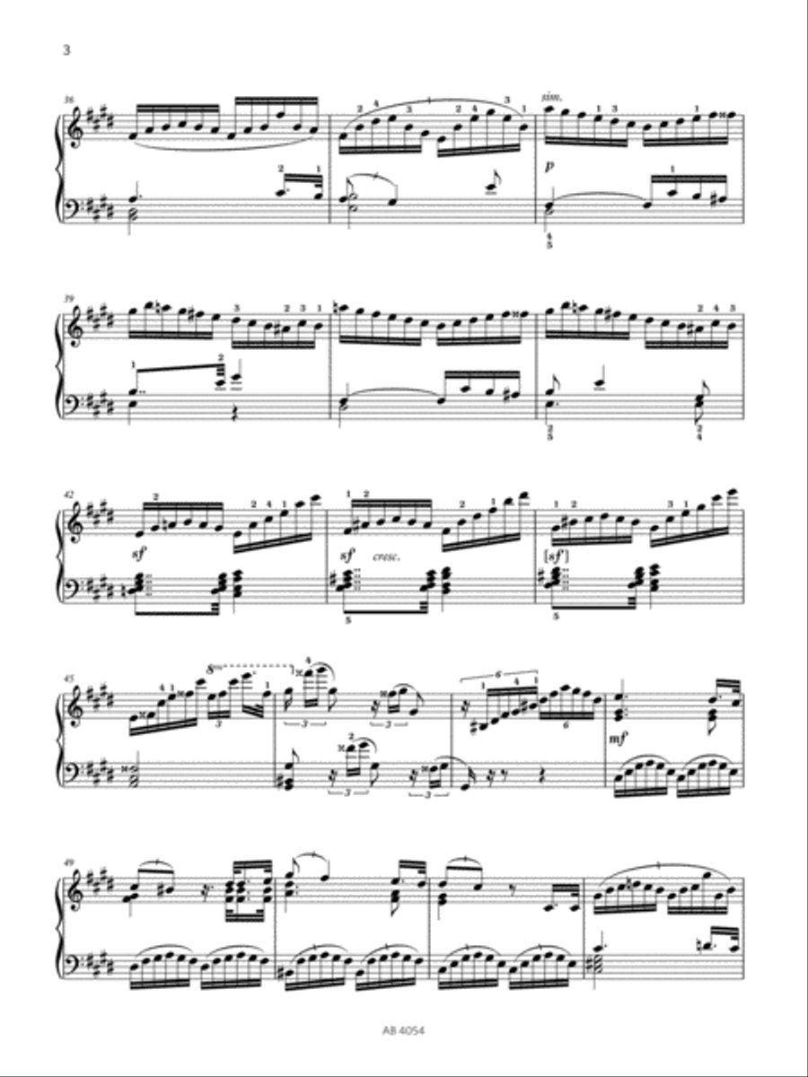 Étude in D flat (Grade 8, list B2, from the ABRSM Piano Syllabus 2023 & 2024) Piano Method scores gallery preview page 3