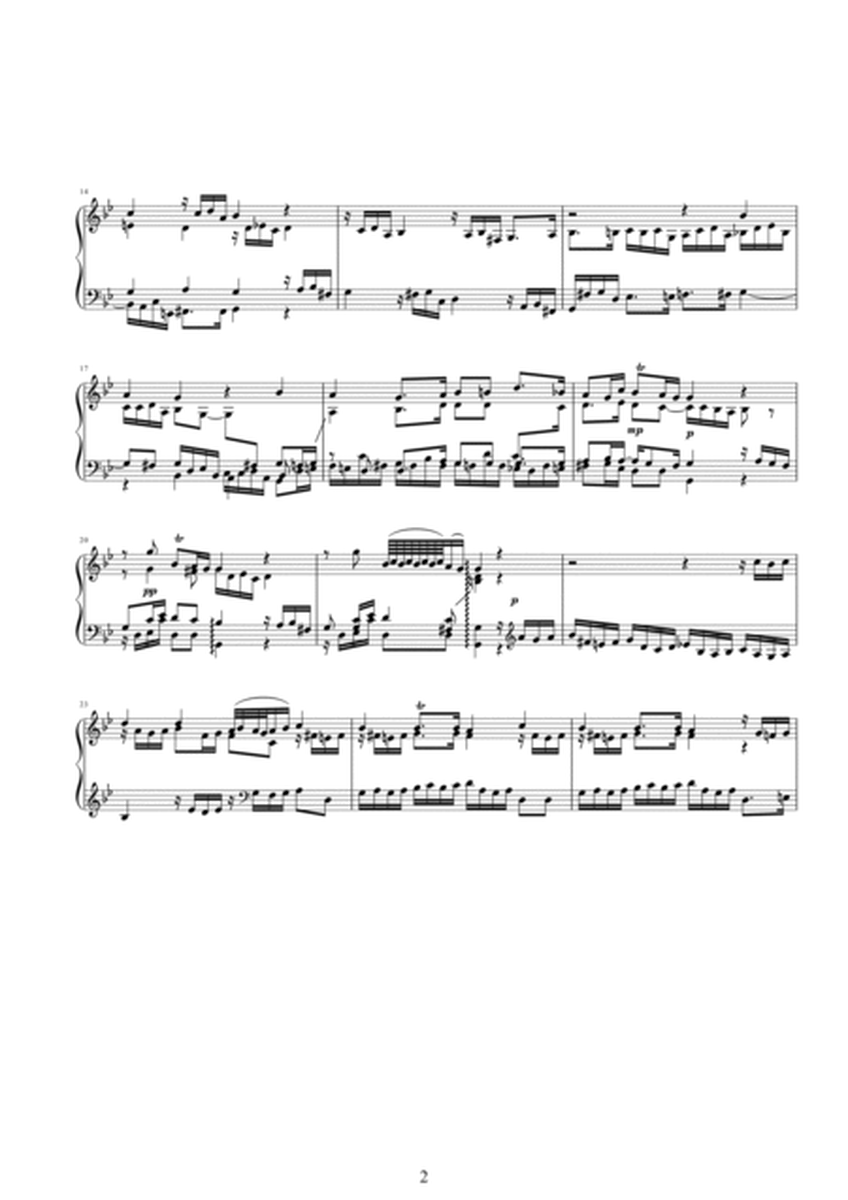 Fantasia for piano on (Wo Gott der Herr nicht beÿ uns hält) BWV 1128