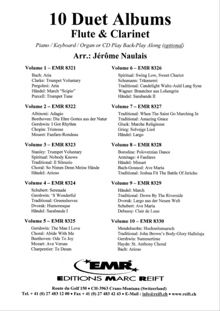 Album Volume 3 Woodwind Ensemble scores gallery preview page 8