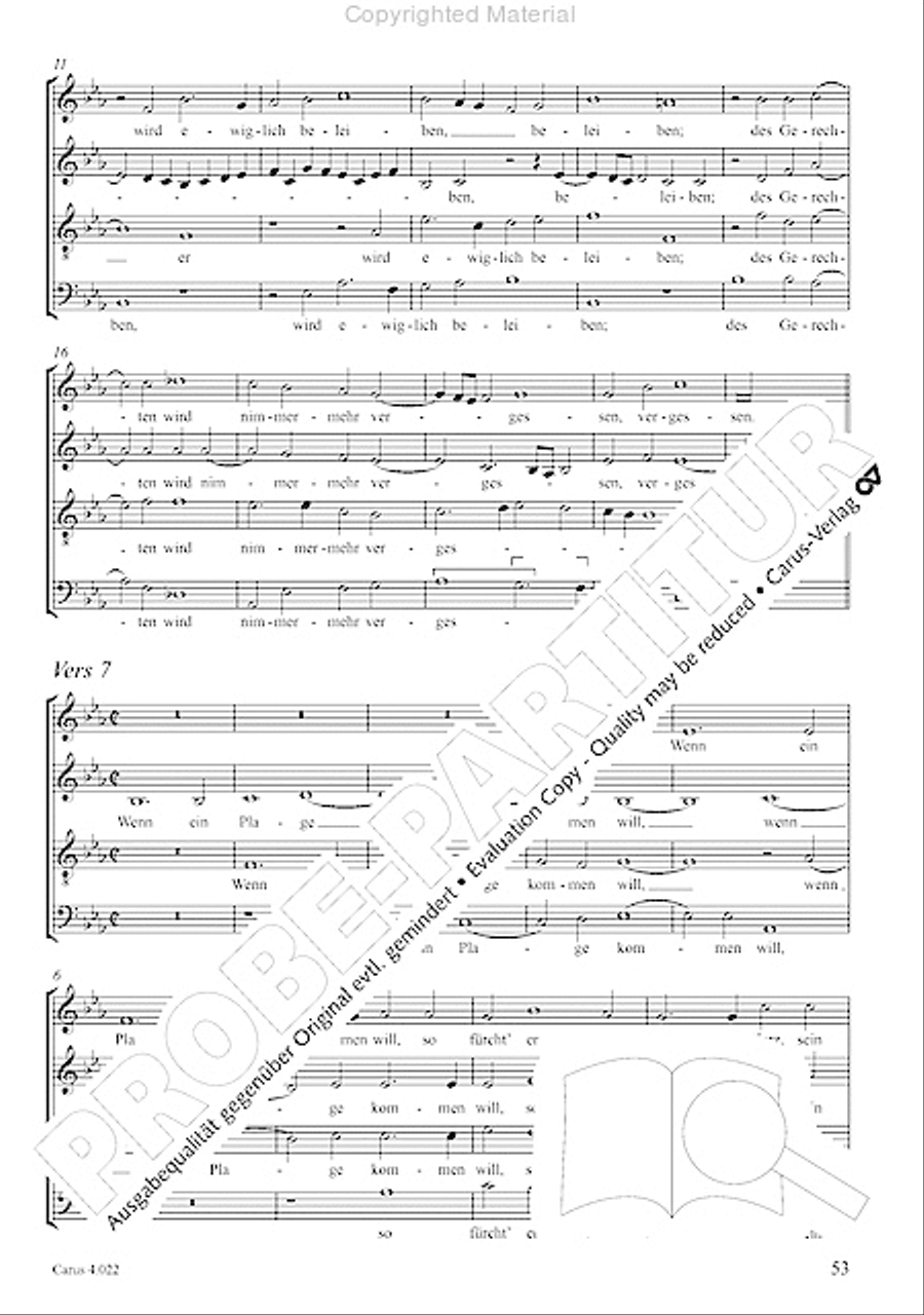 Blessed are all those who fear God (Wohl dem, der den Herren furchtet) Score scores gallery preview page 8