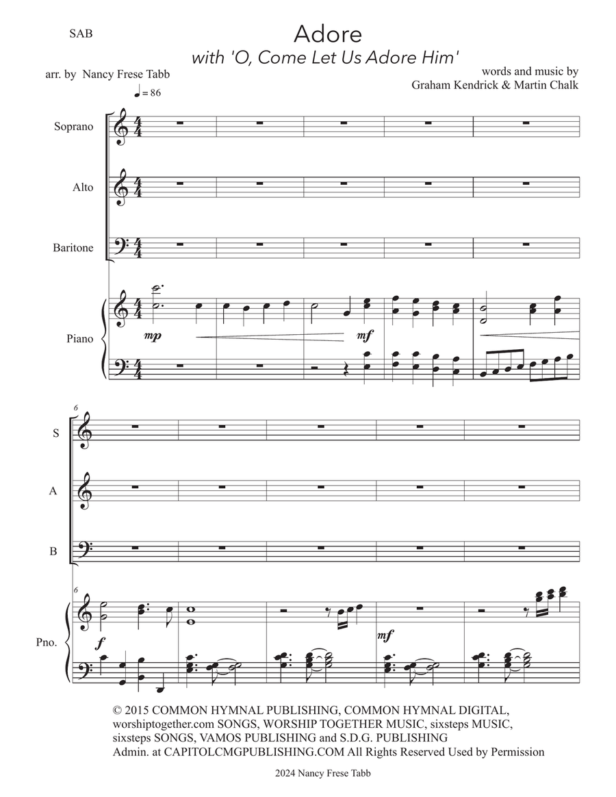 Adore 3-Part scores gallery preview page 2