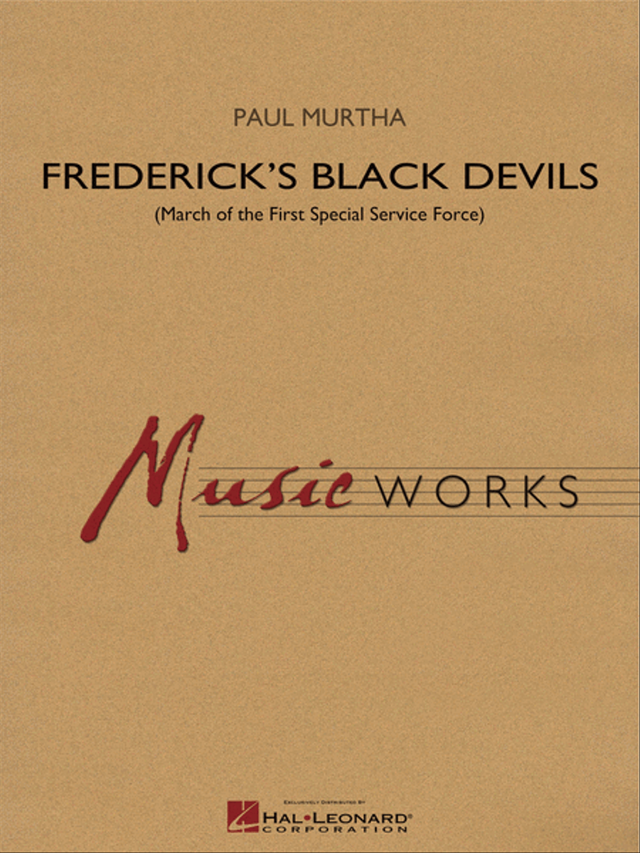 Frederick's Black Devils Frederick's Black Devils Concert Band scores gallery preview page 1