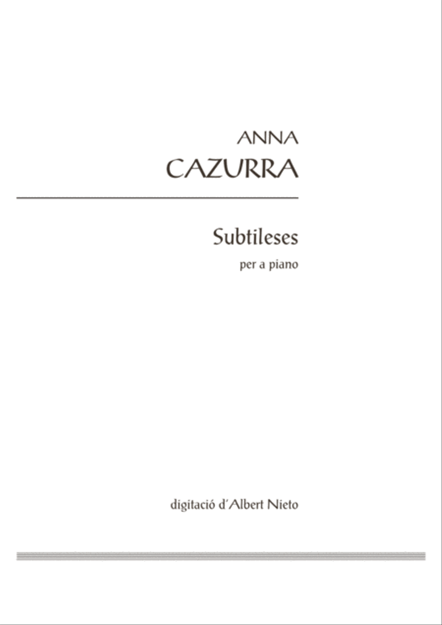 Subtileses Subtileses Piano Solo scores gallery preview page 3