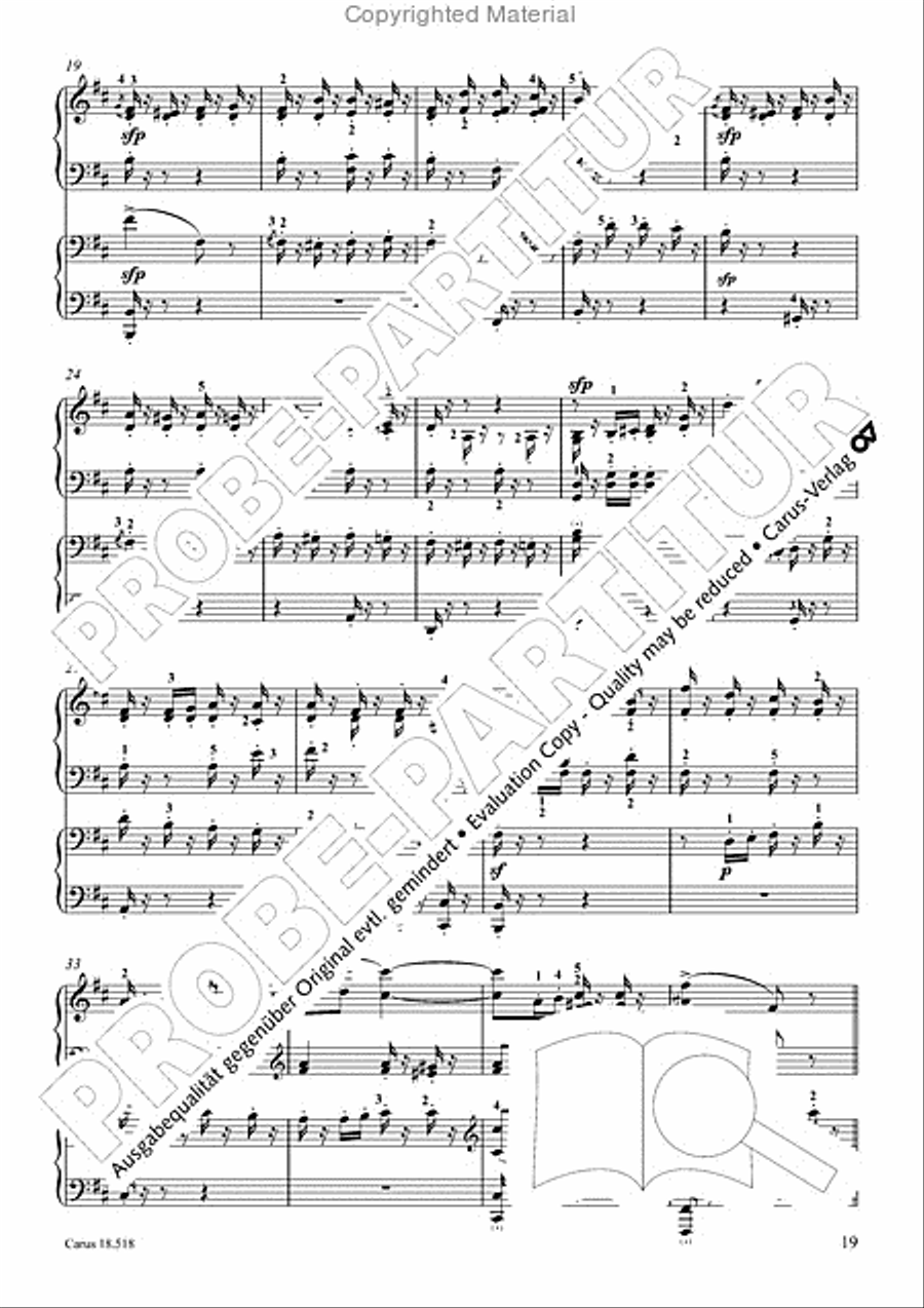 6 Pieces in the form of canons Piano scores gallery preview page 21