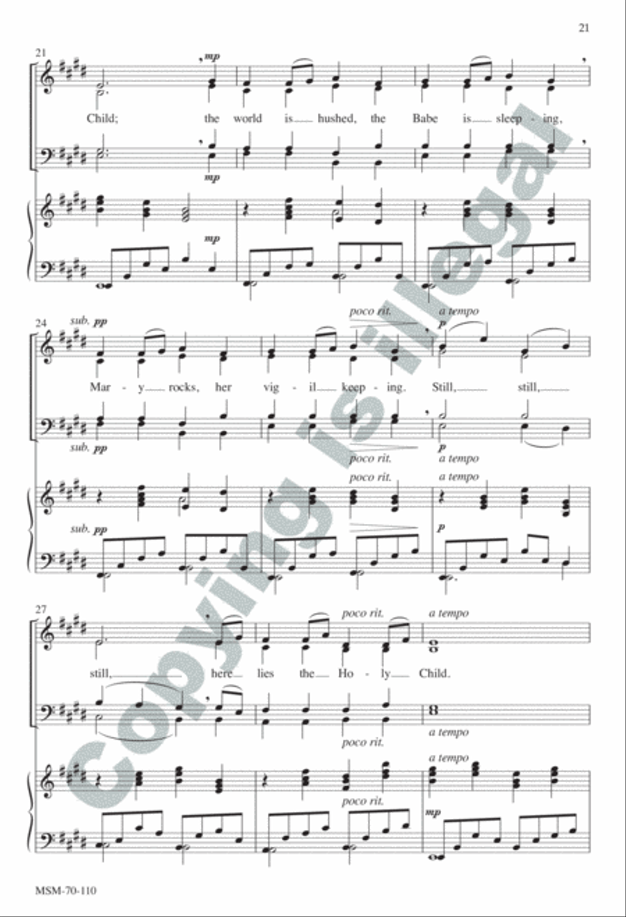 A Carol Suite SSATBB scores gallery preview page 21