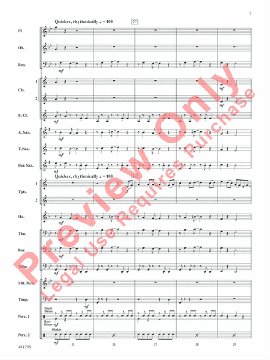 Star of the County Down Concert Band scores gallery preview page 8