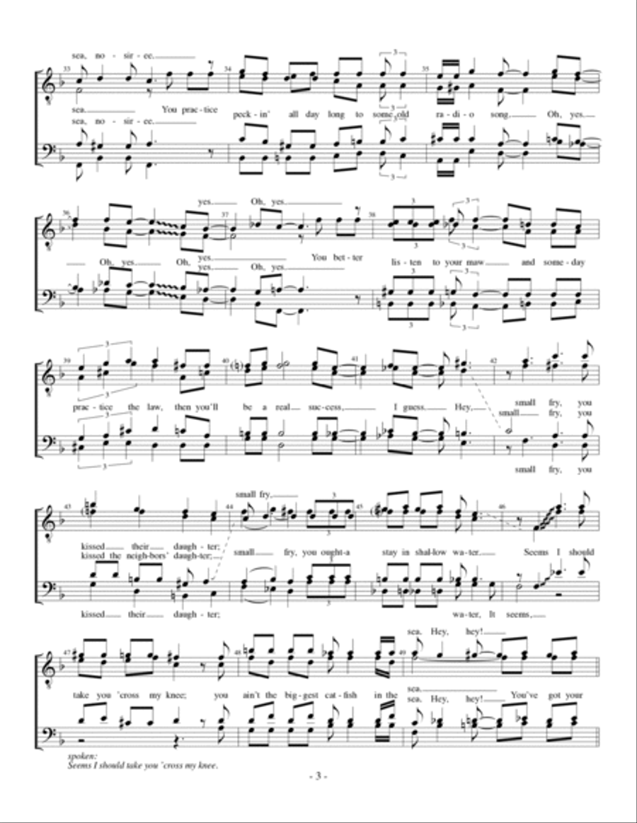 Small Fry Small Fry Small Ensemble scores gallery preview page 3