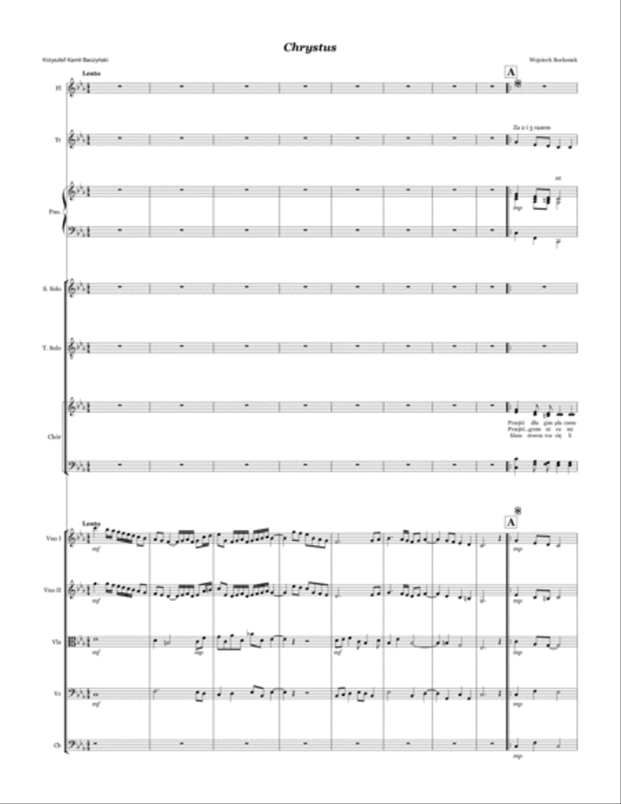 Chrystus (Oratorium na Wielki Post) Chamber Orchestra scores gallery preview page 4