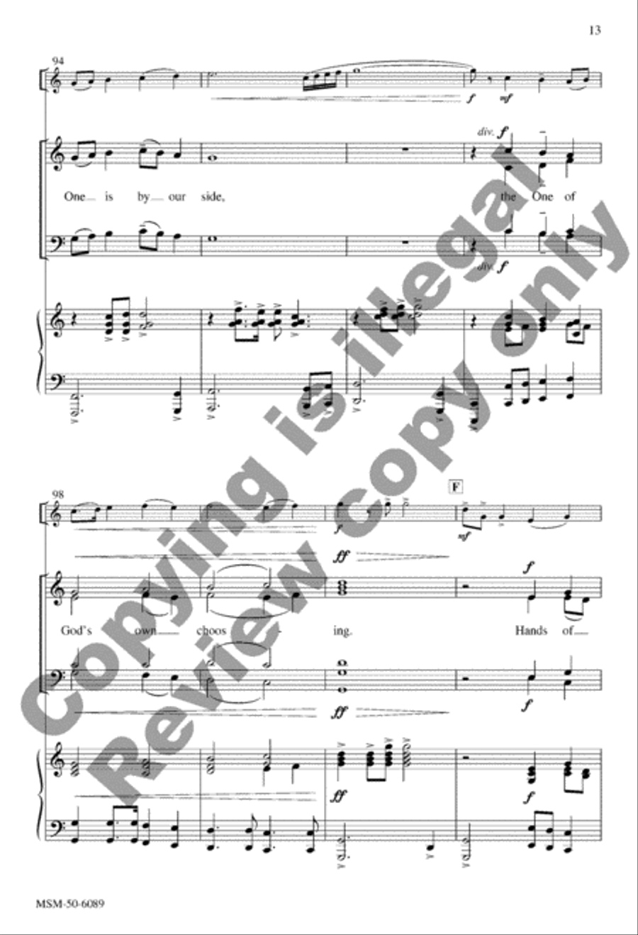 Hands of God (Choral Score) image number null