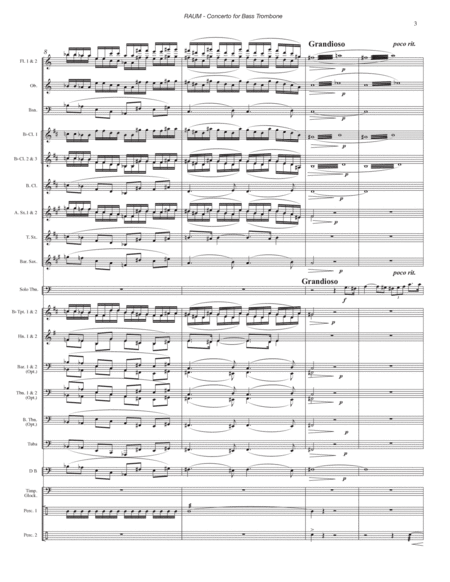 Concerto for Bass Trombone with Wind Ensemble Accompaniment