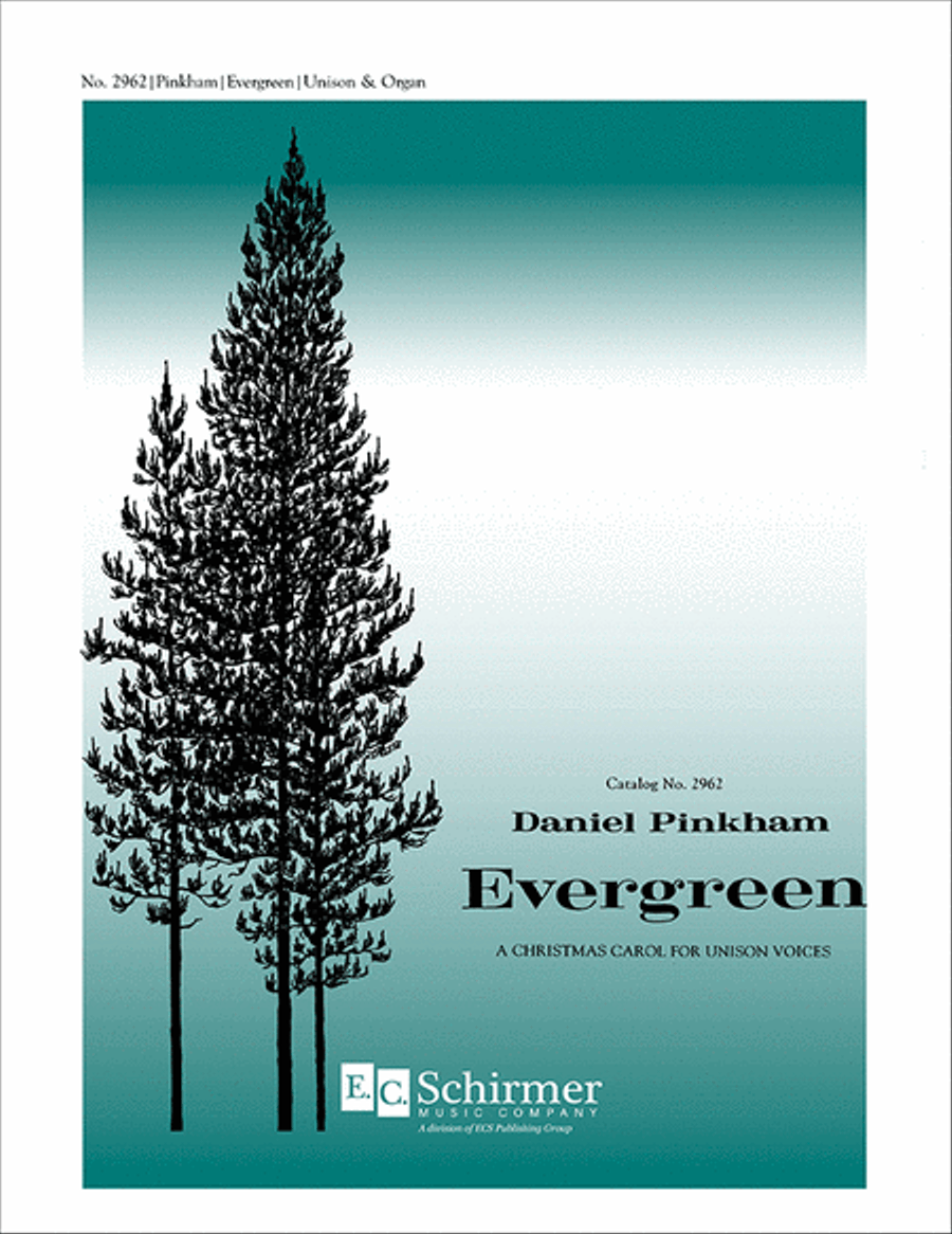 Evergreen Unison Choir scores gallery preview page 1