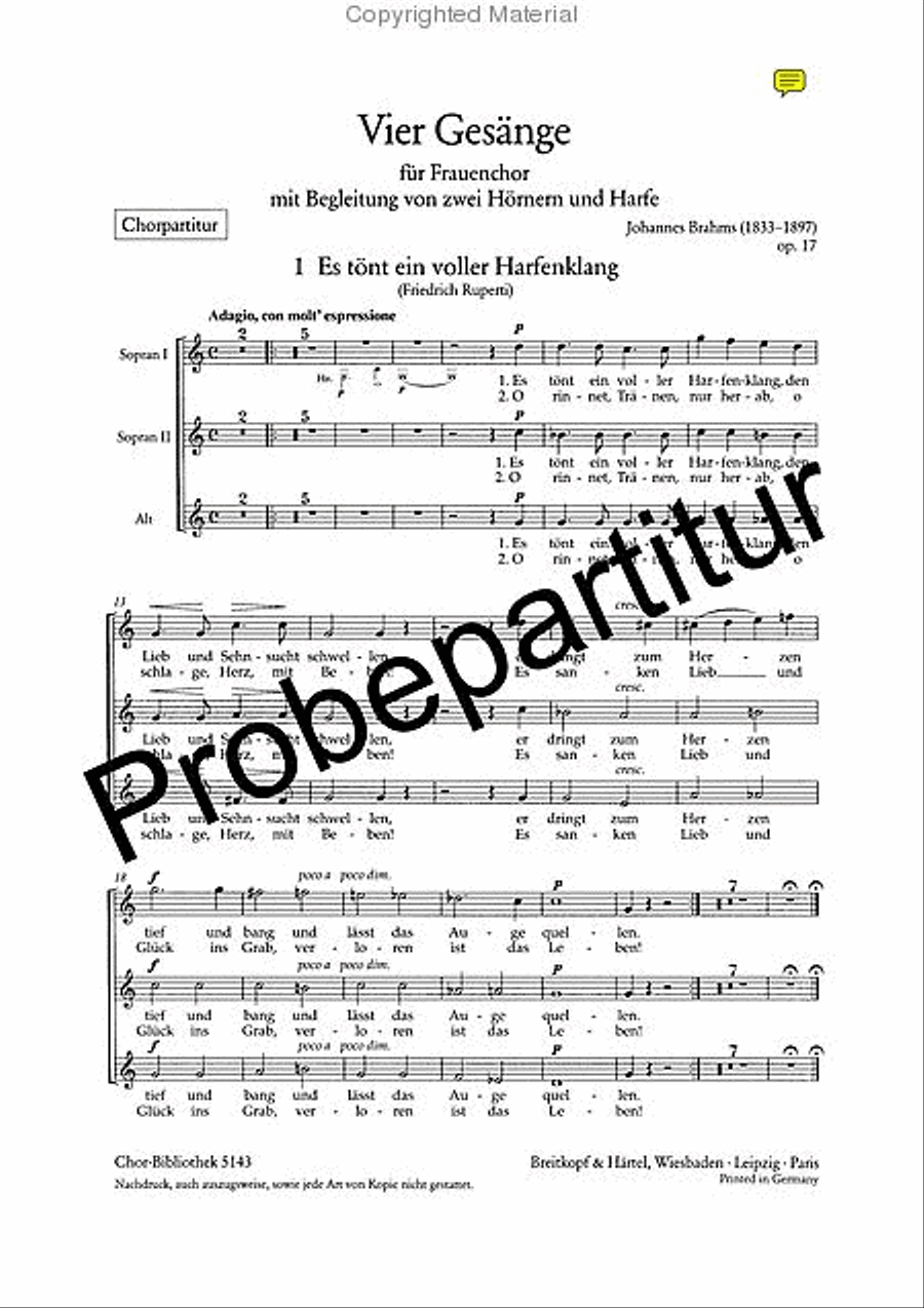 4 Songs Op. 17 4 Songs Op. 17 SSA scores gallery preview page 2