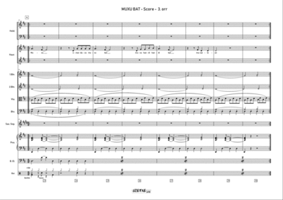 MUXU BAT (Score) String Orchestra scores gallery preview page 6